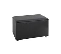 Coffre de Rangement Design "Soldi" 65cm Noir