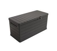 Coffre de rangement extérieur 350L - Coffre de Jardin Gris 118.5x52x57cm - Poignées de transport - Résistant à l'eau ArtPlast