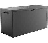 Coffre de Rangement Extérieur Keter Emily, 270 Litres, Résine, Gris, Anti-UV