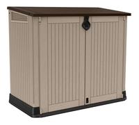 Keter - Coffre de rangement en résine Caracas 12-634252 - 880 L - sans vérins - Beige