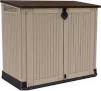 Coffre de Rangement Extérieur Keter Résine 880 Litres, Beige et Marron, Sans Vérins