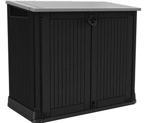 Coffre de rangement extérieur KETER résine 880 litres Noir - Malle de jardin sans vérins