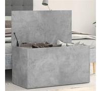 Coffre de rangement - VIDAXL - Béton Gris - 84x42x46 cm - Bois d'ingénierie - Design contemporain