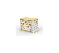 Plastiken Coffre de rangement Lettre 260 L 80 x 61 x 53 cm pour jouets et livres
