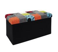 Coffre de rangement pliablePatchwork - Multicolor