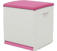 Coffre de rangement Space Saver, 190 L, avec roulettes et cadenas, 60 x 61 x 53 cm, fuchsia
