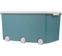 Coffre de Rangement Thermobaby Playbox Maxi, Vert Azur, Grande Capacité, Avec Roulettes