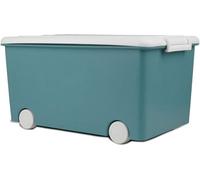 Coffre de Rangement, THERMOBABY PLAYBOX, Medium, Vert Azur, à Roulettes