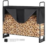 Coffre en bois étanche - Abri de cheminée extérieur - Abri à bois extérieur - Abri à bois