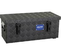 Coffre en tôle à damier Alutec EXTREME 37 41037Black aluminium (L x l x H) 622 x 275 x 270 mm