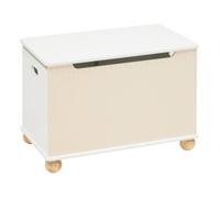 Atmosphera Coffre à jouets enfant Bouli 60 x 36 x 41,5 cm Beige