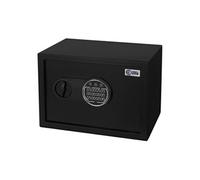ECD Germany Coffre-Fort 16L 35x25x25 cm, en Acier, Fixation Mural, avec Lumière à Capteur, Clavier Numérique, Code PIN et aisse Électronique pour Bijoux/Argent, Porte-Documents Ignifuge inclus