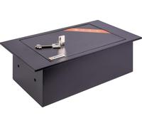 Coffre-fort à montage au sol avec serrure offre-fort encastrable plat 4L stockage sécurisé - dimensions extérieures 13x39x21 cm - Heavy Duty Tresor