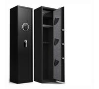 Coffre Fort Arme, Armoire a Fusil Deux Accès Possibles, Grand Coffre Fort Fusil avec Éclairage LED