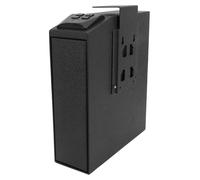 Coffre-fort biométrique à fixation murale pour table de chevet, bureau, voiture, camion ou lit, avec accès sécurisé par empreinte digitale