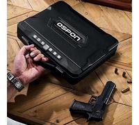 Coffre-Fort Biométrique pour Armes à Feu, Armoires à Accès Rapide pour Armes à Feu, Coffres-Forts pour Armes à Feu Portables à Empreintes Digitales, Coffre-Fort pour Armes De Poing