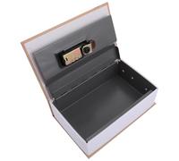 Coffre-fort Caché en Livre, Métal, Petit Modèle | Extérieur Papier Cartonné, Intérieur Acier Inoxydable, Cache Discrètement Clés et Lettres, Usage Extérieur
