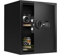 Coffre-fort de luxe et casier, coffre-fort numérique, idéal pour une utilisation domestique, de bureau, d'hôtel ou professionnelle, pour le stockage de bijoux et d'espèces, capacité de 43 litres