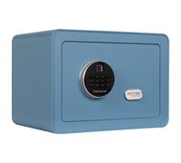 Coffre-fort de meuble Rottner Vintage-Bleu, serrure électronique avec lecteur d'empreintes digitales