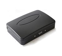 Coffre-fort de mot de passe Portable avec corde en acier voiture Mini coffre-fort antivol téléphone portable boîte de rangement de bijoux mot de passe coffre-fort Portable,Cordless
