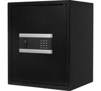 Coffre-fort de sécurité, système de fermeture numérique, mécanisme d'alarme intelligent, noir