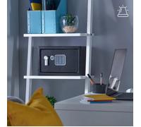 Yale Coffre-fort YEC/200/DB2 – Serrure électronique, Alarme 130 dB, 8,6 L, Noir, Acier