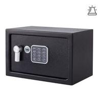 Yale Coffre-fort YEC/200/DB2 – Serrure électronique, Alarme 130 dB, 8,6 L, Noir, Acier