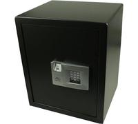Coffre-fort électronique avec lecteur d'empreintes digitales, capacité de charge de 255 kg, longueur de 728 mm, résistant au feu, noir