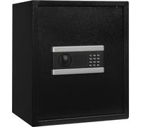 Coffre-fort électronique - Coffre-fort en acier 38 × 45 cm - Alarme - 3 serrures antivol - Fixation murale - Code omicile/Hôtel/Bureau