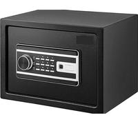 Coffre-fort électronique - Empreinte digitale - Coffre-fort ignifuge - 48 L - Cylindre électronique - Combinaison à chiffres - 2 clés de secours - Acier - 35 x 30 x 40 cm - Noir