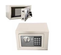 Coffre-Fort électronique Haute sécurité numérique en Acier de Petite Valeur avec 2 Touches Clavier numérique pour Le Bureau à Domicile/Gris