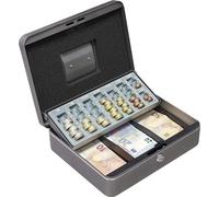 Coffre-fort en acier avec plateau de tri des pièces | Coffre-fort portable pour pièces et billets | Coffre-fort de 30 cm de large | Coffre-fort sécurisé pour vos espèces