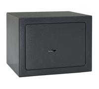 Coffre-fort en acier - vidaXL - Gris foncé - 23x17x17 cm - Verrou à pêne dormant - Usage intérieur