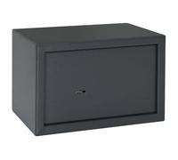 vidaXL Coffre-fort avec serrure ris foncé 20x31x20 cm en acier
