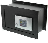Coffre-fort encastrable électronique, 103 litres, 147 kg, noir, résistant au feu