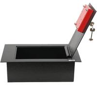 Coffre-fort encastré au sol, coffre-fort pour documents à serrure offre-fort à clé pour la maison, le bureau et les commerces. Discret