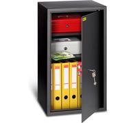 Coffre-fort HomeSafe HV70K à clé, 70 x 40 x 36 cm (H x L x P) – coffre-fort de grande taille avec serrure pour la maison, coffre-fort d'armoire pour ranger de l'argent, des bijoux ou