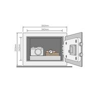 Coffre-fort hôtel 16 litres serrure électronique Yale