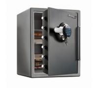 Coffre fort ignifugé 2h et étanche résistant à l'eau - Format XL avec double verrouillage MASTERLOCK - LTW205GYC