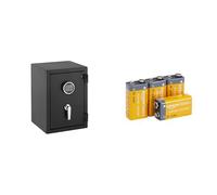 Coffre-fort ignifuge clavier 35 l + 4 piles 9V