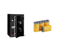 Coffre-fort ignifuge clavier 60 l + 4 piles 9V
