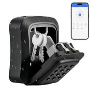 Coffre-fort intelligent, accès Bluetooth, conception résistante aux intempéries, couleur noire
