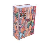 Coffre-fort Livre Camouflage 18x11,5cm, Boîte à Bijoux Secrète avec 2 Clés
