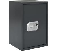 Coffre-fort numérique Gris foncé 35 x 31 x 50 cm Acier