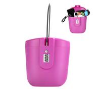 Coffre-fort portable avec code, mini coffre-fort de voyage, avec serrure à combinaison, coffre-fort de voyage, avec câble métallique amovible, serrure à combinaison pour coffre-fort à la plage, hôtel