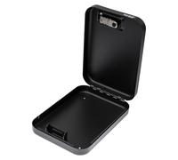 Coffre-fort portable avec serrure à combinaison, HMF 317-02, 24 x 16,5 x 4,5 cm, noir