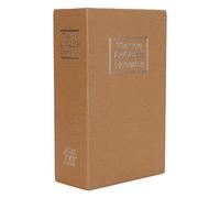 Coffre-fort pour livre avec serrure à combinaison, boîte à livres factice, serrure à code de stockage cachée, tirelire portable en métal, bureau à domicile pour pièces de monnaie, cartes bancaires, ca