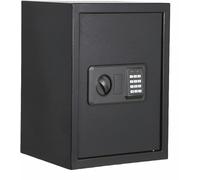 Coffre-fort sécurisé de 45 litres, avec code numérique t pochette ignifuge, idéal pour une utilisation à domicile ou dans un hôtel. Il est équipé d'une alarme, d'une étagère réglable et est conç