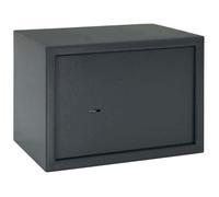 Coffre-fort vidaXL 35×25×25 cm Gris foncé - Acier, serrure offre compact sécurisé