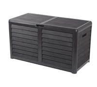 COFFRE JARDIN BAYA - 117 X 54 X 65 CM - Gris anthracite